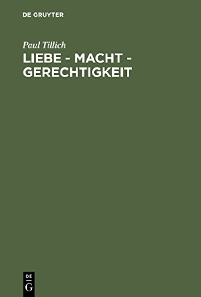 Liebe – Macht – Gerechtigkeit