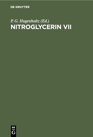 Nitroglycerin VII – Fortschritte in der Therapie. Siebtes Hamburger Symposion 24. November 1990