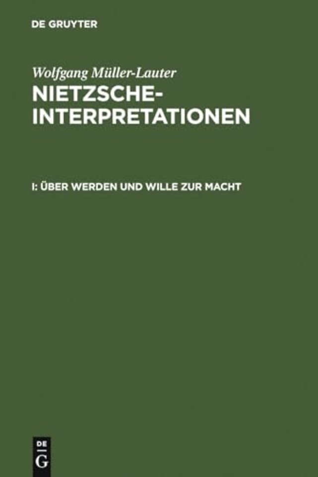 Über Werden und Wille zur Macht