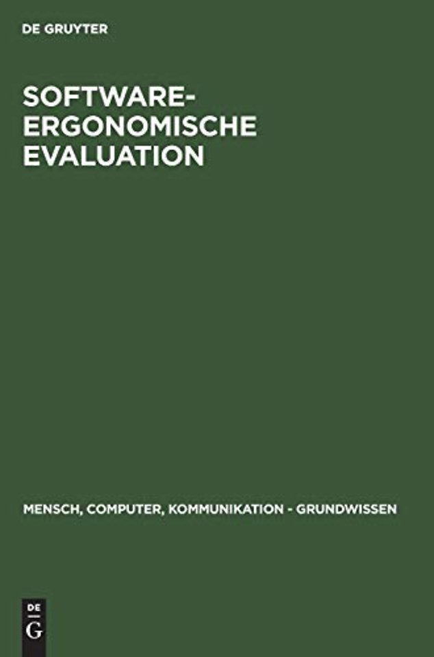 Software–ergonomische Evaluation – Der Leitfaden EVADIS II