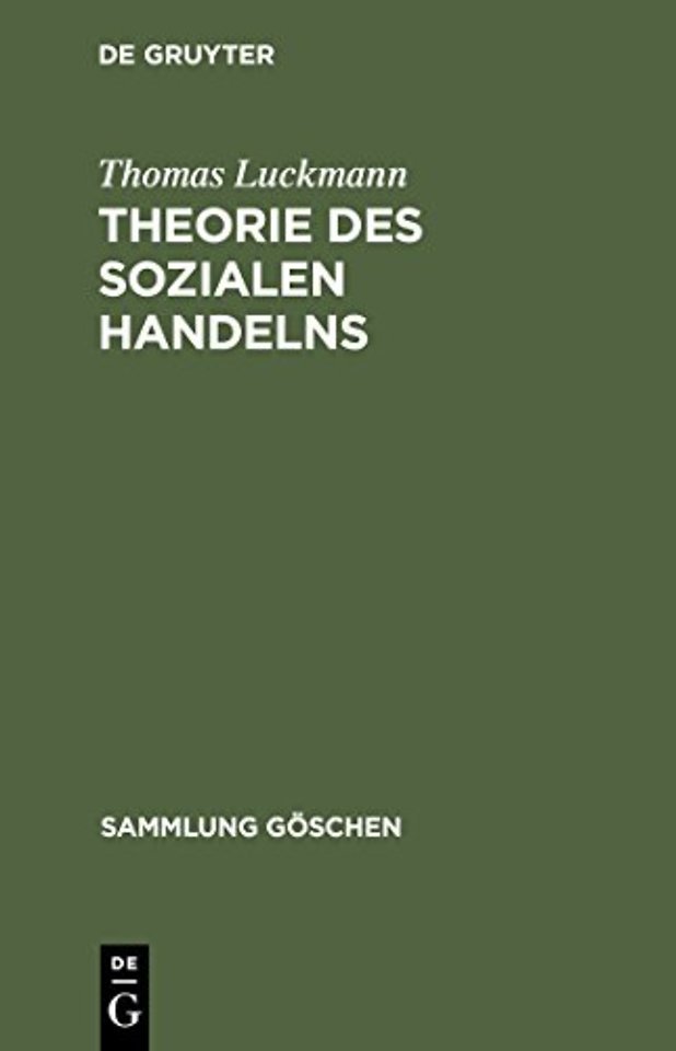 Theorie des sozialen Handelns