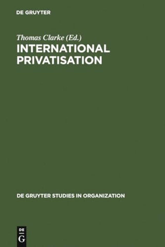 International Privatisation – Strategies and Practices