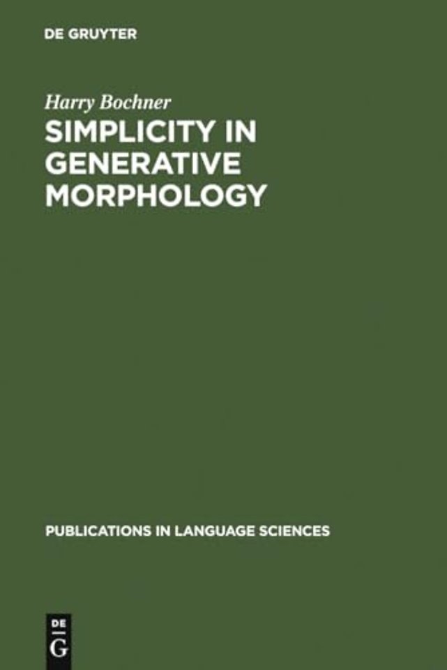 Simplicity in Generative Morphology
