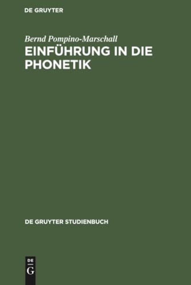 Einführung in die Phonetik
