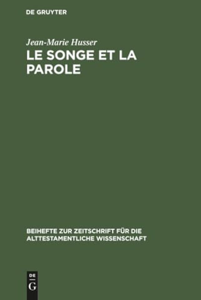 Le Songe Et La Parole