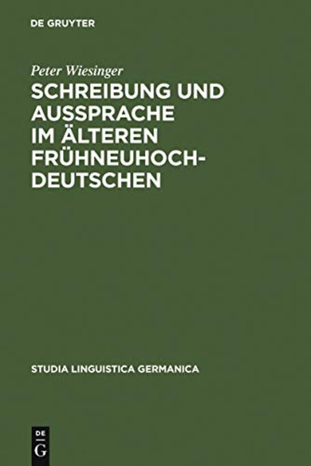 Schreibung und Aussprache im älteren Frühneuhoch – Zum Verhältnis von Graphem – Phonem – Phon am bairisch–österreichischen Beispiel von Andreas Kur