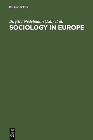 Sociology in Europe – In Search of Identity