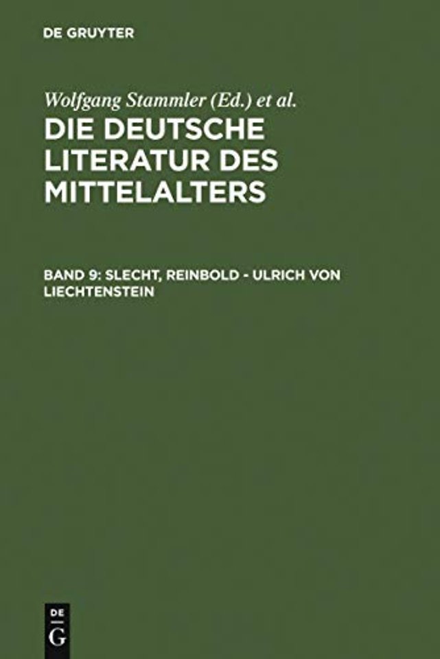Slecht, Reinbold – Ulrich von Liechtenstein