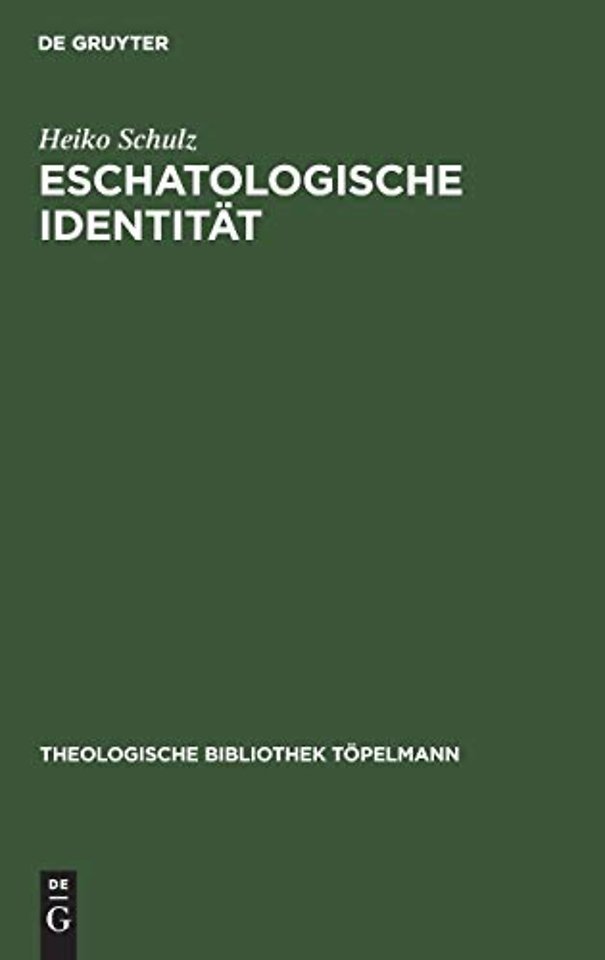 Eschatologische Identität – Eine Untersuchung über das Verhältnis von Vorsehung, Schicksal und Zufall bei Sören Kierkegaard