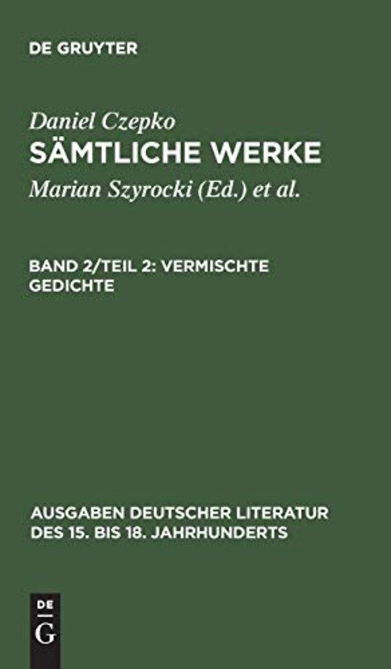 Vermischte Gedichte – Deutsche Gedichte