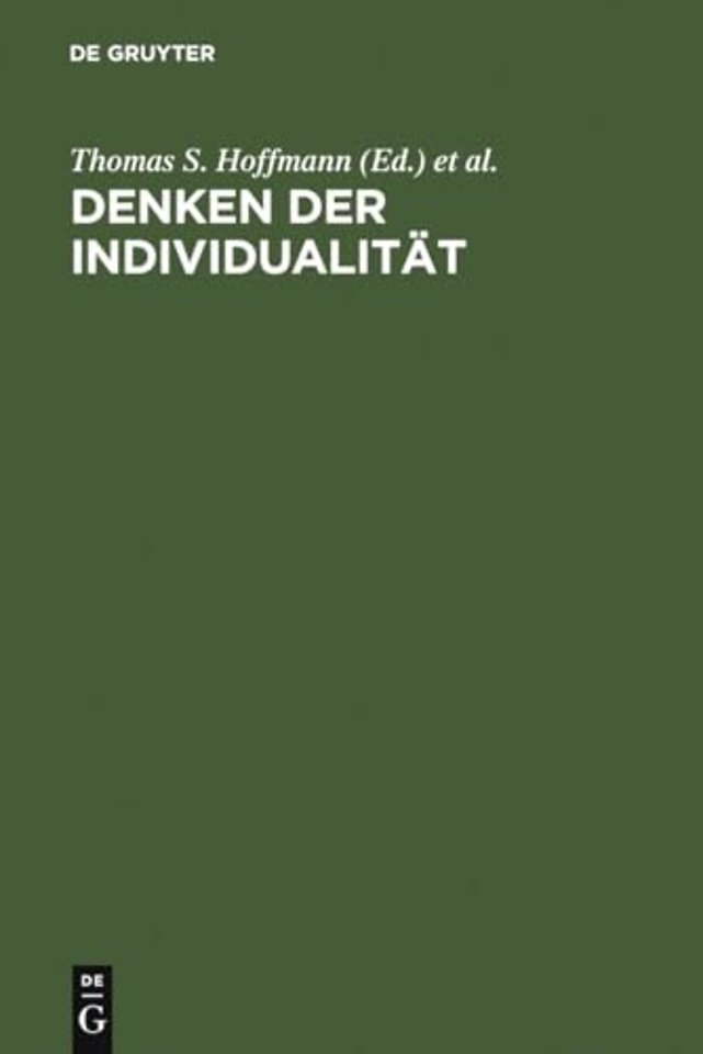 Denken der Individualität – Festschrift für Josef Simon zum 65.Geburstag im August 1995