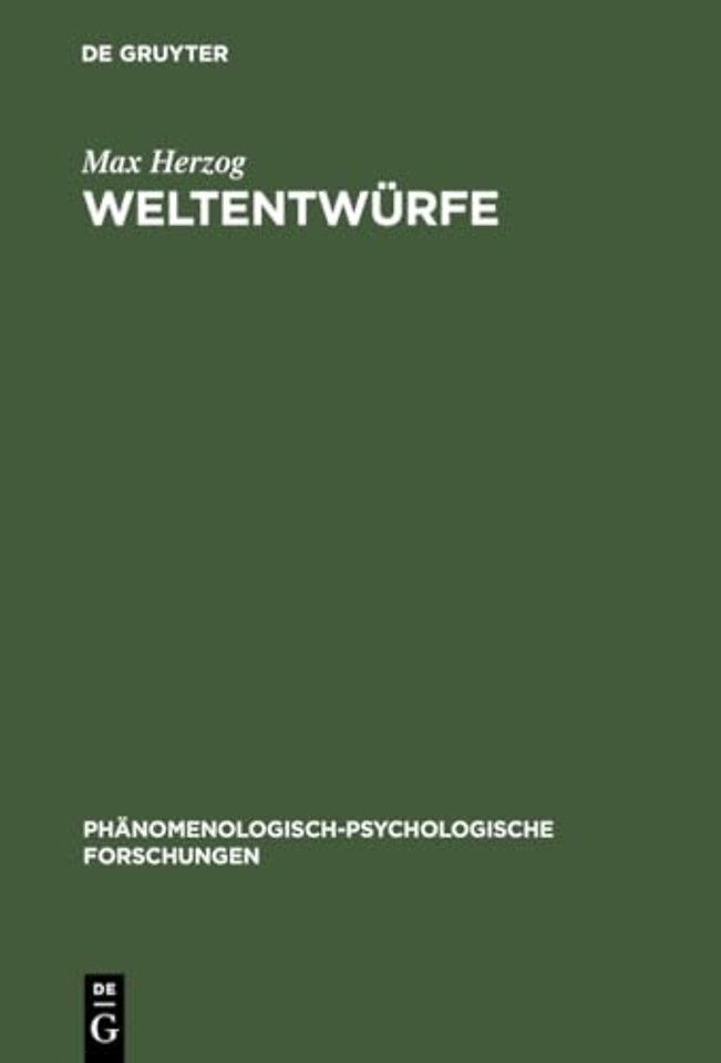 Weltentwürfe – Ludwig Binswangers phänomenologische Psychologie