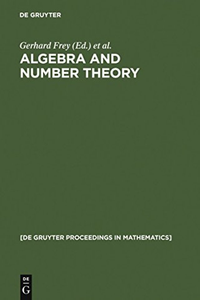 Algebra and Number Theory – Proceedings of a Conference held at the Institute of Experimental Mathematics, University of Essen (Germany), Decemb