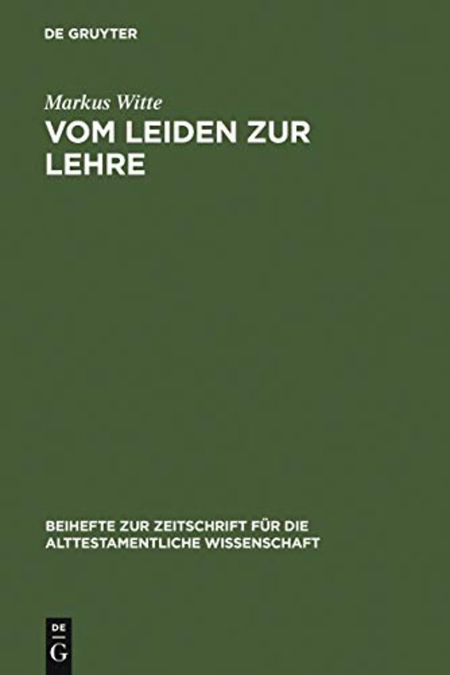 Vom Leiden zur Lehre – Der dritte Redegang (Hiob 21–27) und die Redaktionsgeschichte des Hiobbuches