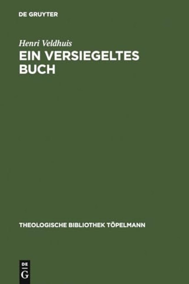 Ein versiegeltes Buch – Der Naturbegriff in der Theologie J. G. Hamanns (1730–1788)