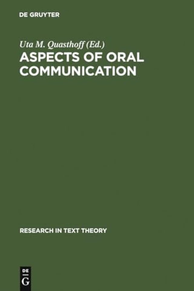Aspects of Oral Communication