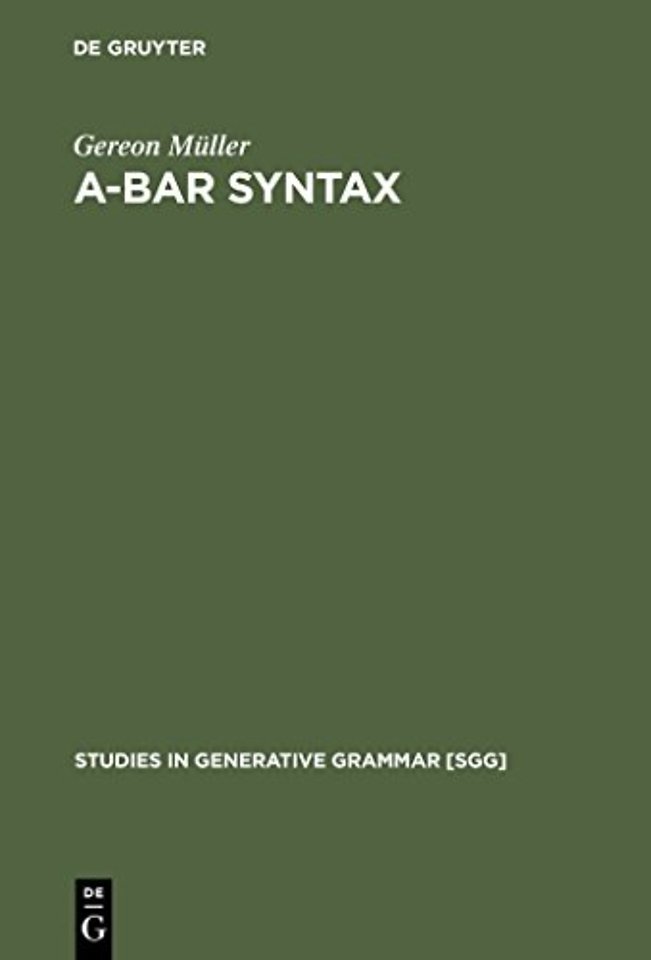 A–bar Syntax – A Study in Movement Types