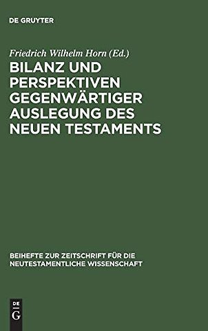 Bilanz und Perspektiven gegenwärtiger Auslegung – Symposion zum 65. Geburtstag von Georg Strecker