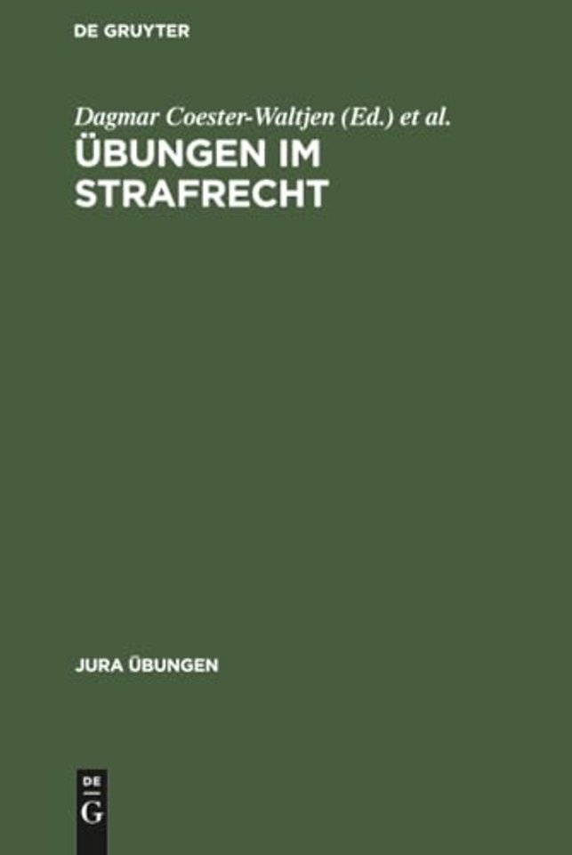 Übungen im Strafrecht