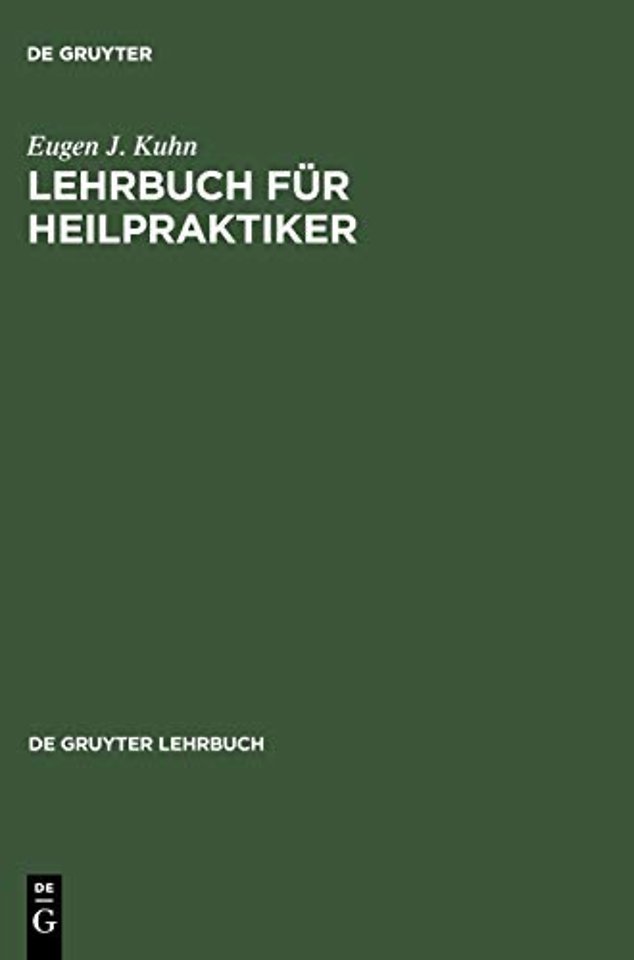 Lehrbuch für Heilpraktiker