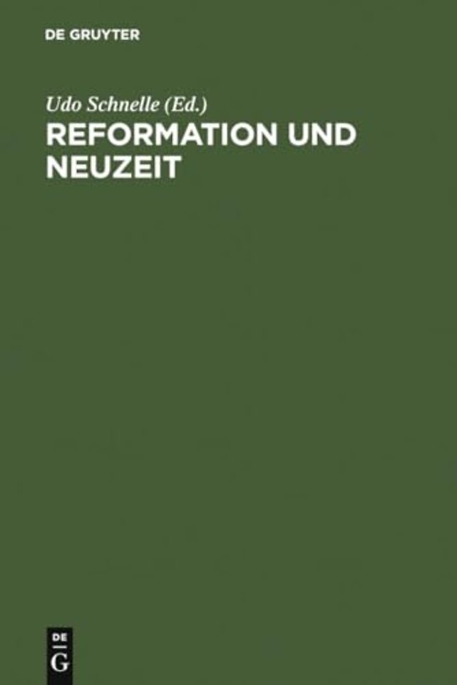 Reformation Und Neuzeit