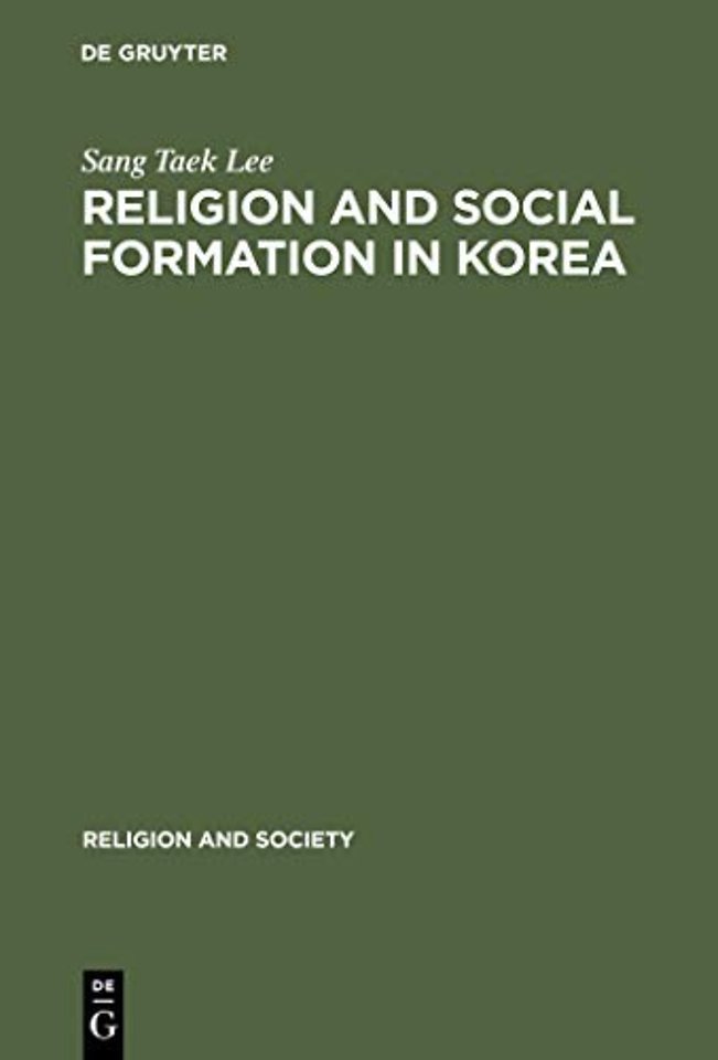 Religion and Social Formation in Korea – Minjung and Millenarianism