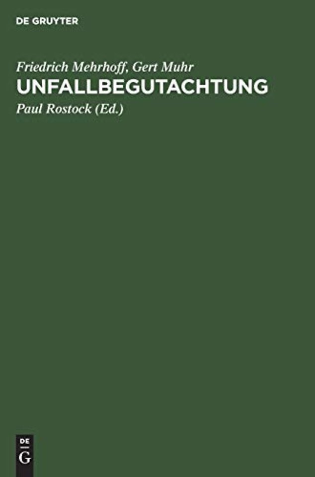 Unfallbegutachtung