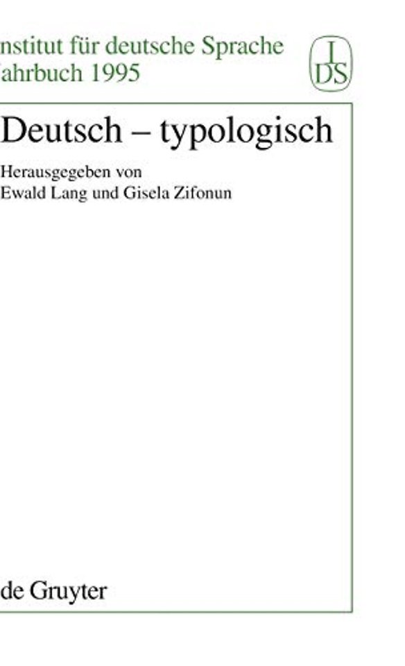 Deutsch – Typologisch