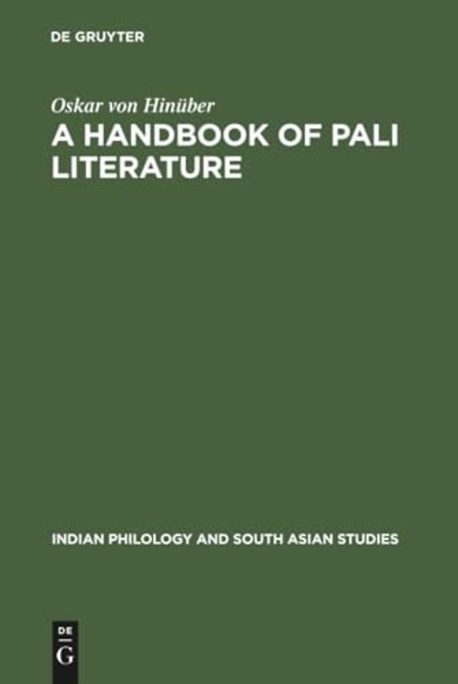 A Handbook of Pali Literature