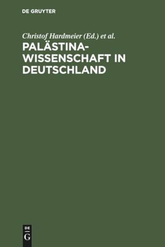 Palastinawissenschaft in Deutschland