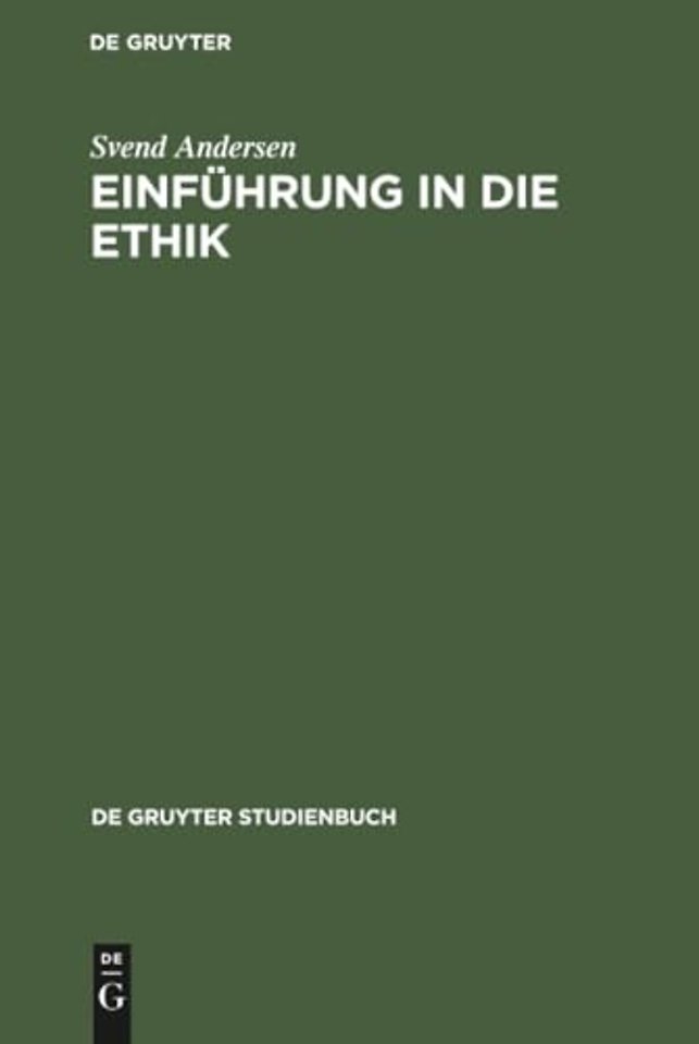Einführung in die Ethik
