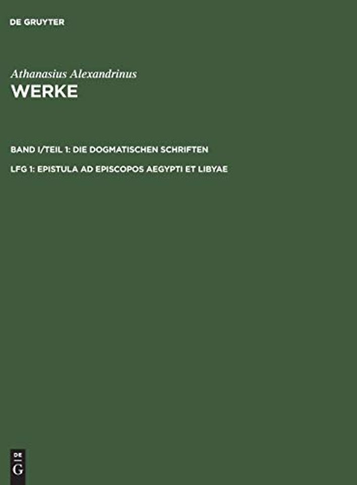 Epistula ad episcopos Aegypti et Libyae