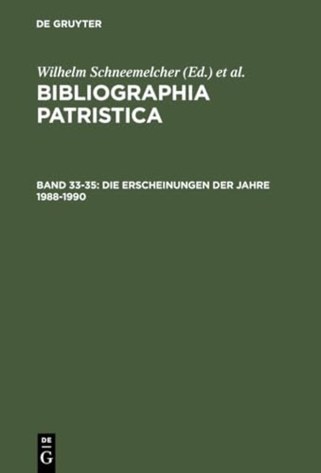 Die Erscheinungen der Jahre 1988–1990