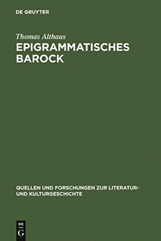 Epigrammatisches Barock