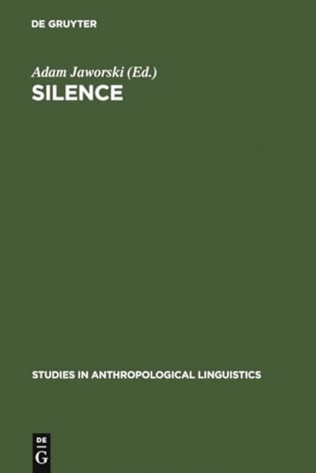 Silence – Interdisciplinary Perspectives