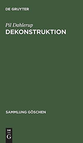 Dekonstruktion – Die Literaturtheorie der 1990er