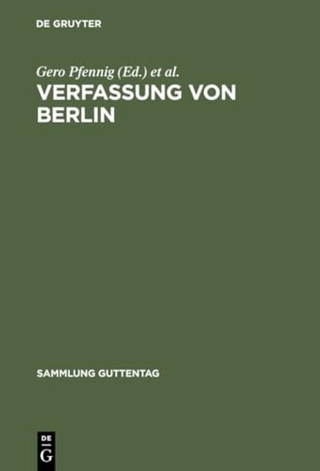 Verfassung Von Berlin