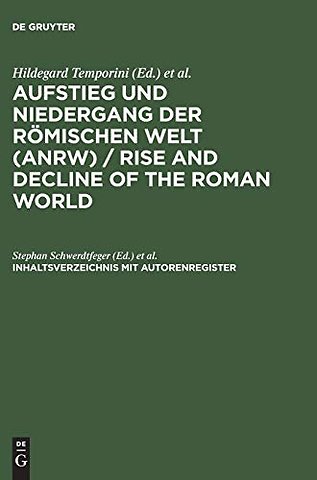 Inhaltsverzeichnis mit Autorenregister – (Stand: Ende 1996)