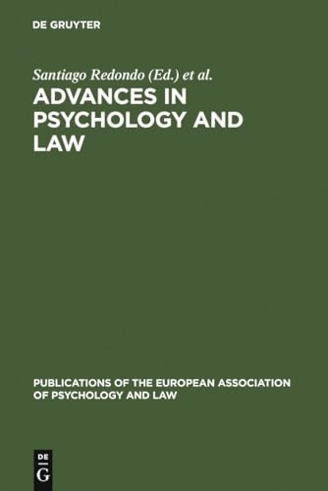 Advances in Psychology and Law – International Contributions