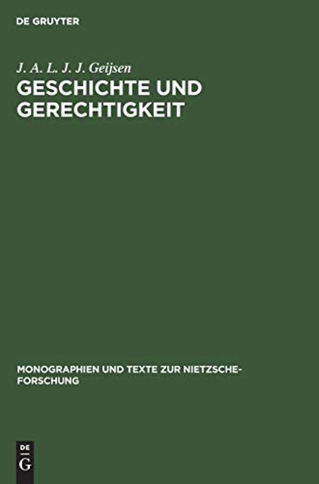 Geschichte Und Gerechtigkeit