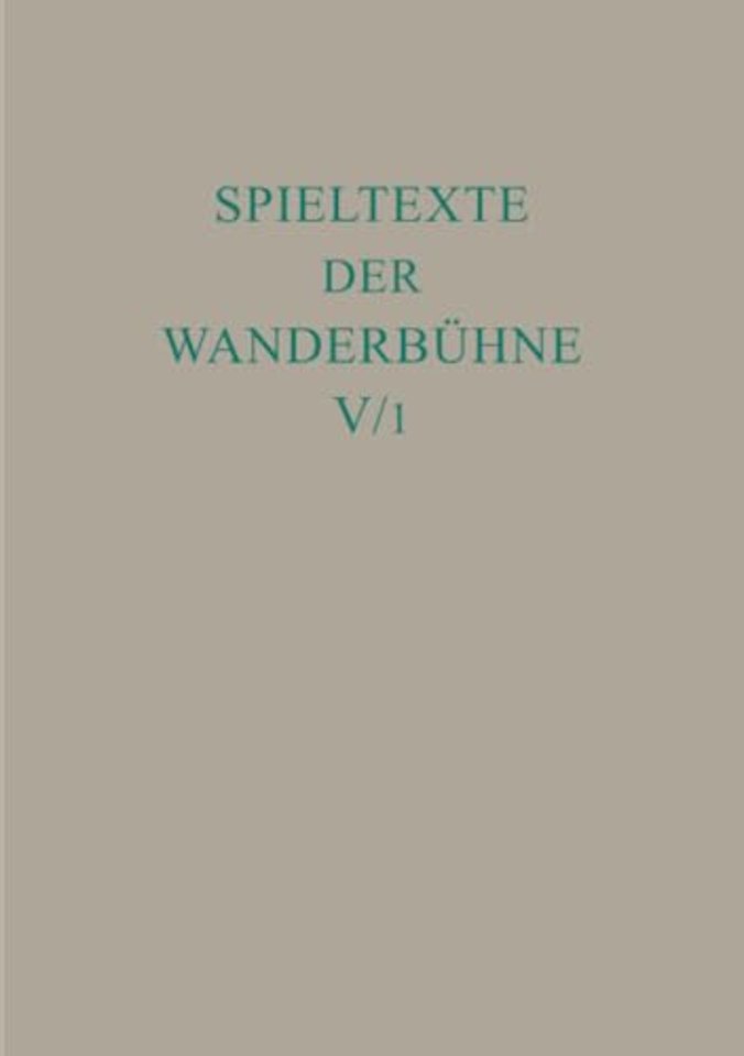 Italienische Spieltexte I – Aus unveröffentlichten Handschriften