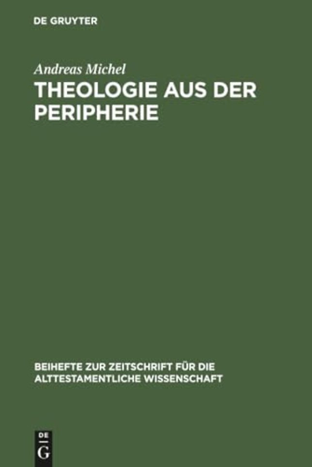 Theologie aus der Peripherie – Die gespaltene Koordination im Biblischen Hebräisch