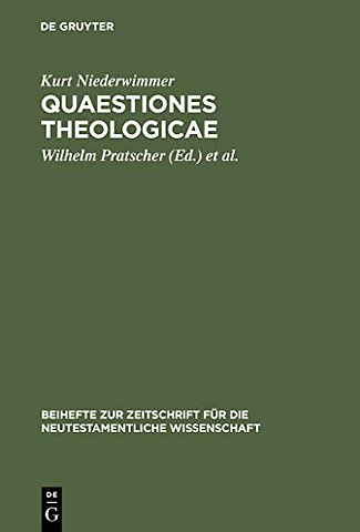 Quaestiones theologicae – Gesammelte Aufsätze