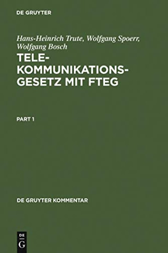 Telekommunikationsgesetz mit FTEG
