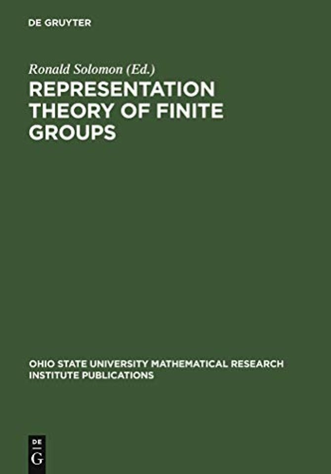 Representation Theory of Finite Groups – Proceedings of a Special Research Quarter at the Ohio State University, Spring 1995