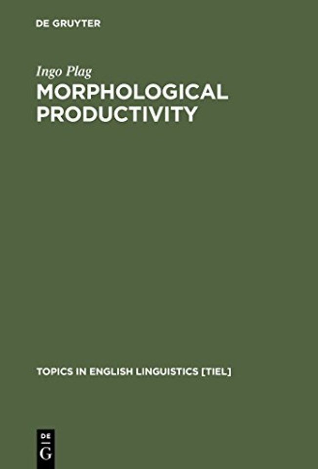 Morphological Productivity – Structural Constraints in English Derivation