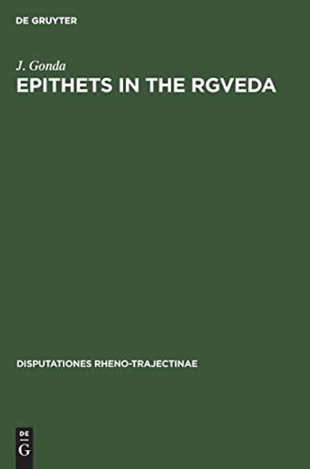 Epithets in the Rgveda