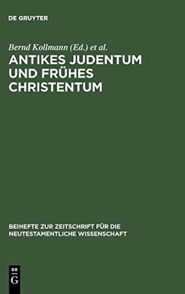 Antikes Judentum und Frühes Christentum – Festschrift für Hartmut Stegemann zum 65. Geburtstag