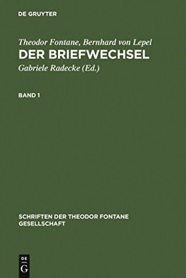 Der Briefwechsel – Kritische Ausgabe