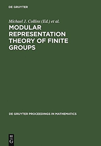 Modular Representation Theory of Finite Groups – Proceedings of a Symposium held at the University of Virginia, Charlottesville, May 8–15, 1998